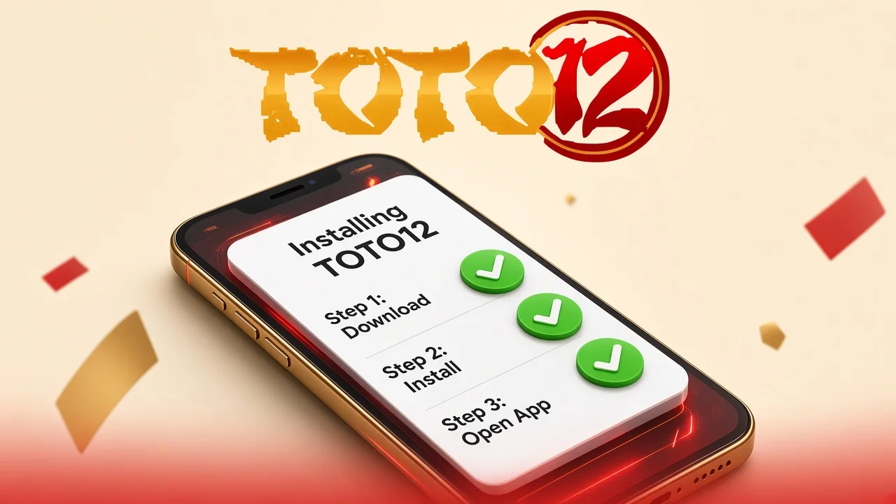 Instal aplikasi toto12 di Android