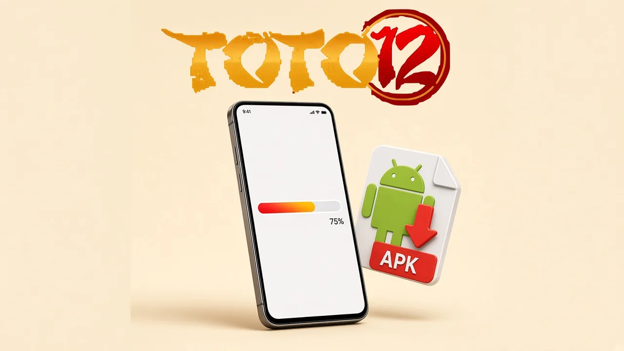 Cara unduh berkas APK toto12