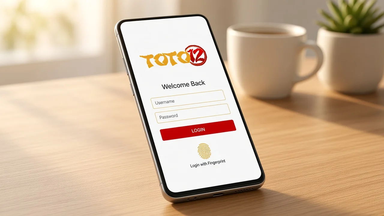 Login toto12 di dalam aplikasi